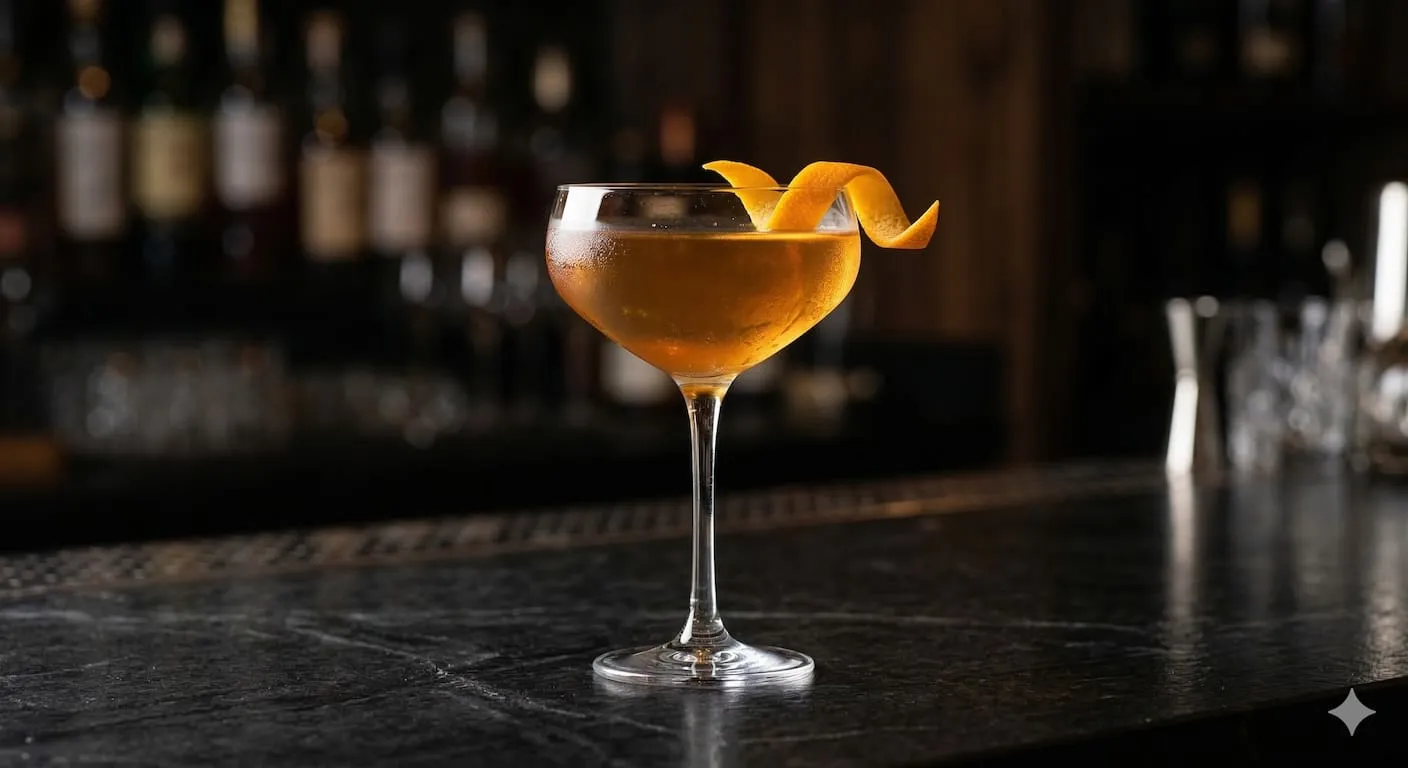 A beautiful Adonis cocktail