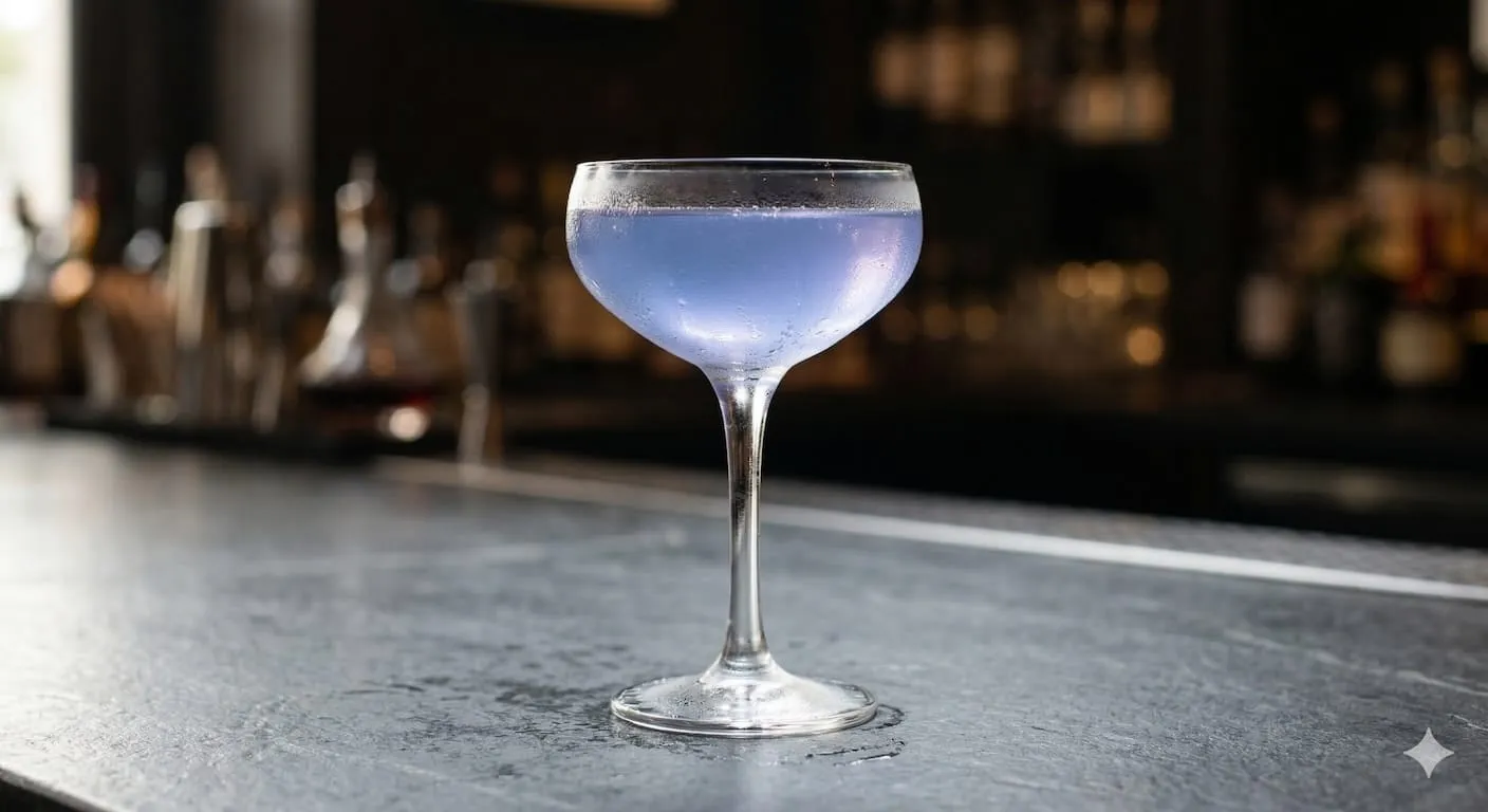 A beautiful Aviation cocktail