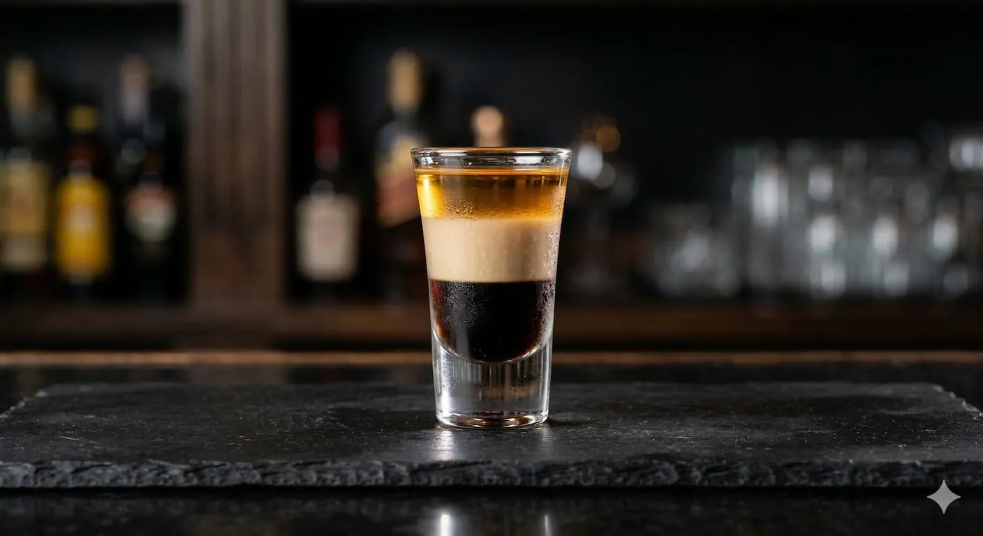 A beautiful B-52 cocktail