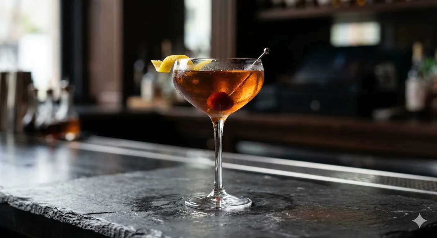 A beautiful Bijou cocktail