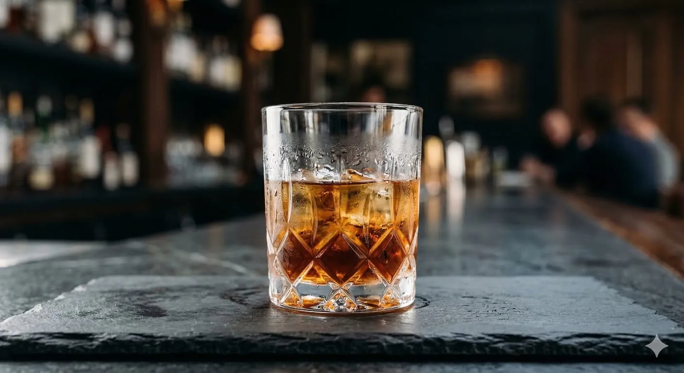 A beautiful French Connection cocktail