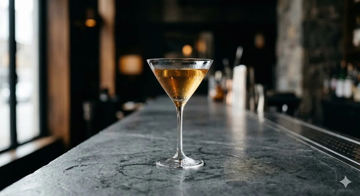 A beautiful Gin And French cocktail