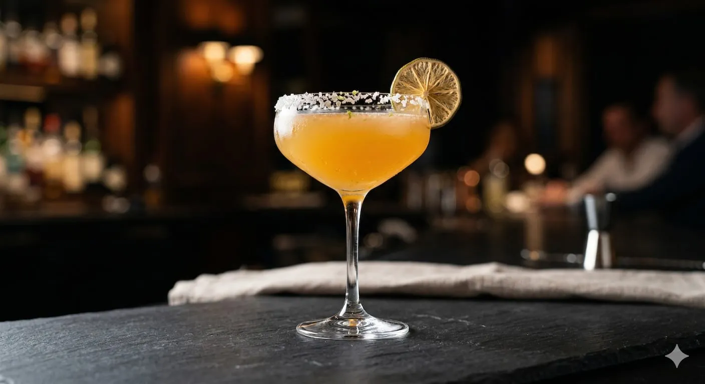 A beautiful Grand Margarita cocktail
