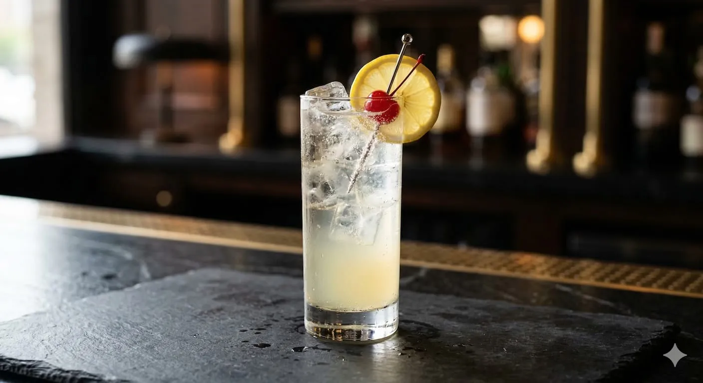 A beautiful John Collins cocktail