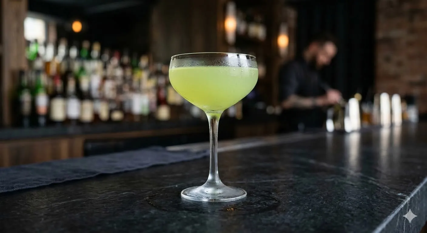 A beautiful Last Word cocktail