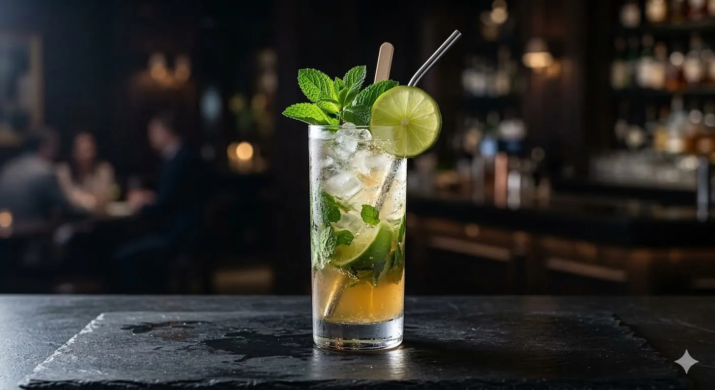 A beautiful Mojito cocktail