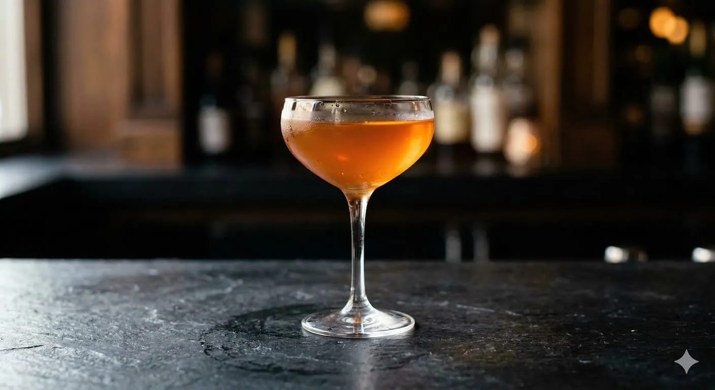 A beautiful Paper Plane cocktail