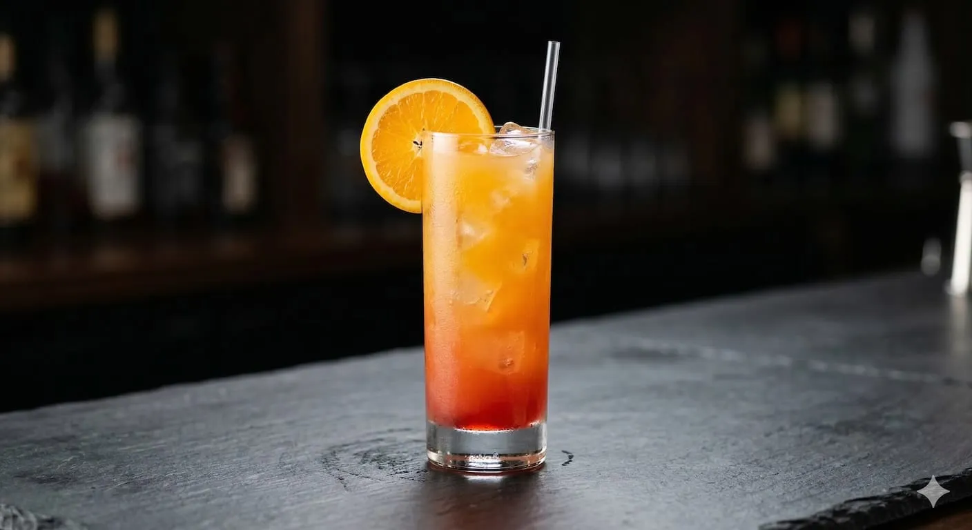 A beautiful Sex on the Beach cocktail