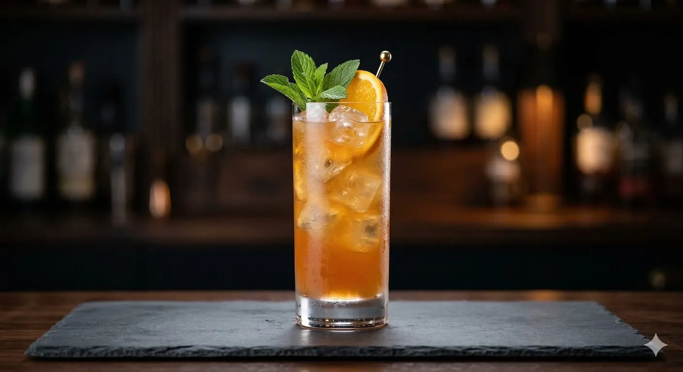 A beautiful Suffering Bastard cocktail